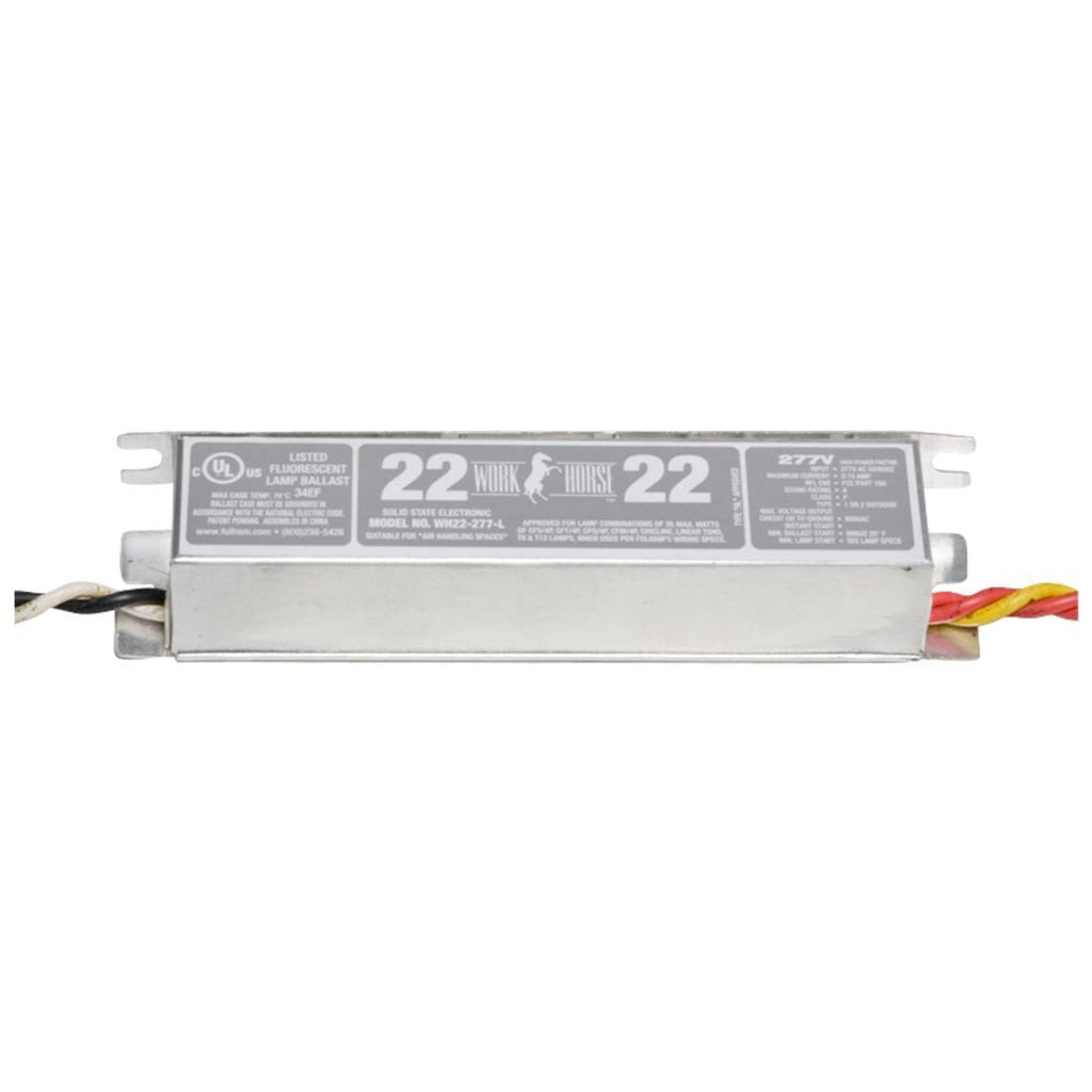Fulham Instant Start Electronic Fluorescent WorkHorse Ballast for (2) 70W Max Lamps Operated at 277V (WH4-277-L)